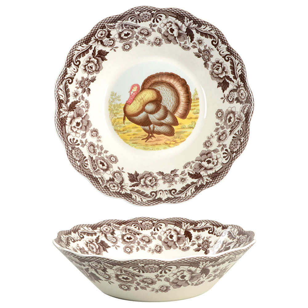 Woodland 10" Daisy Bowl 250th  Anniversary by Spode-1