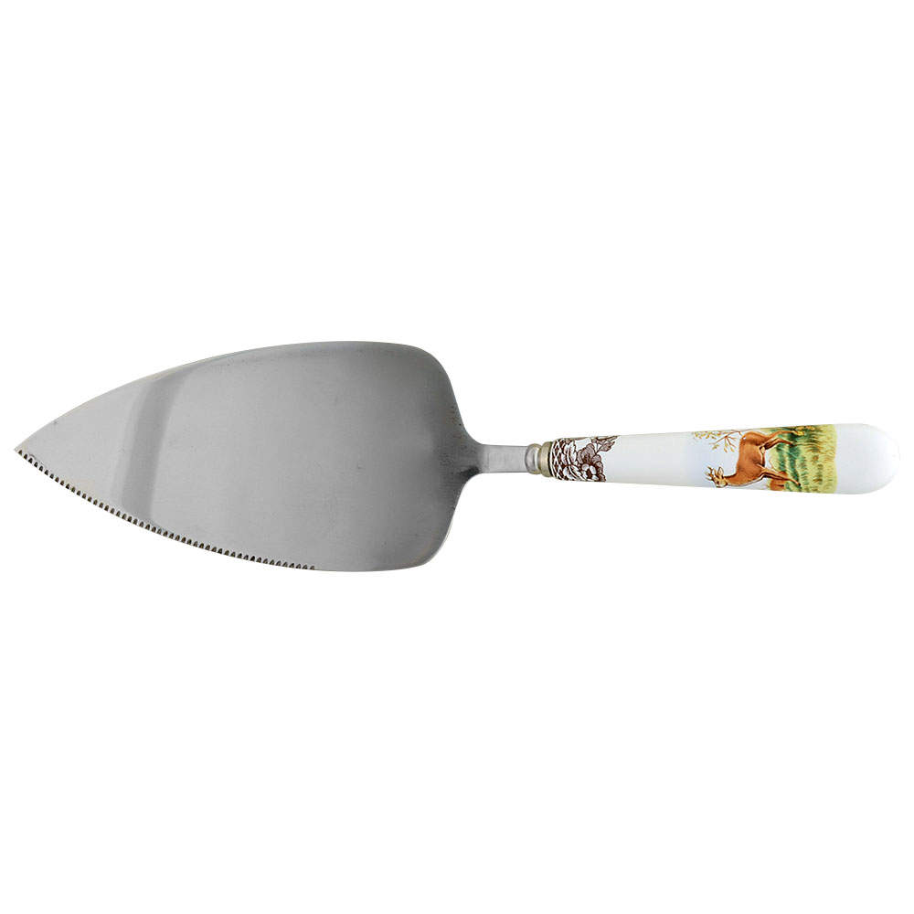 Woodland Cake Server W/Stainless Blade by Spode-1