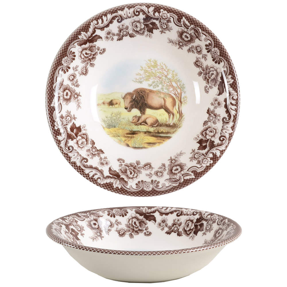 Woodland Coupe Cereal Bowl by Spode-1