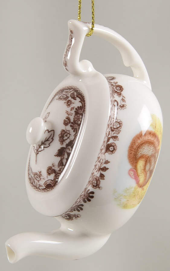 Woodland Teapot Ornament by Spode-1