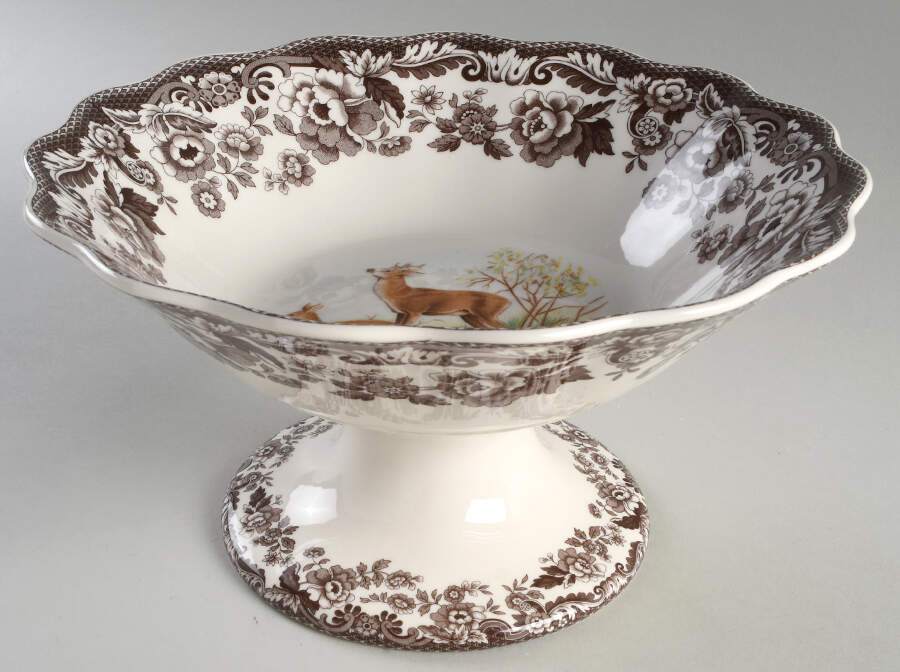 Woodland Round Compote (Height X Width) by Spode-1