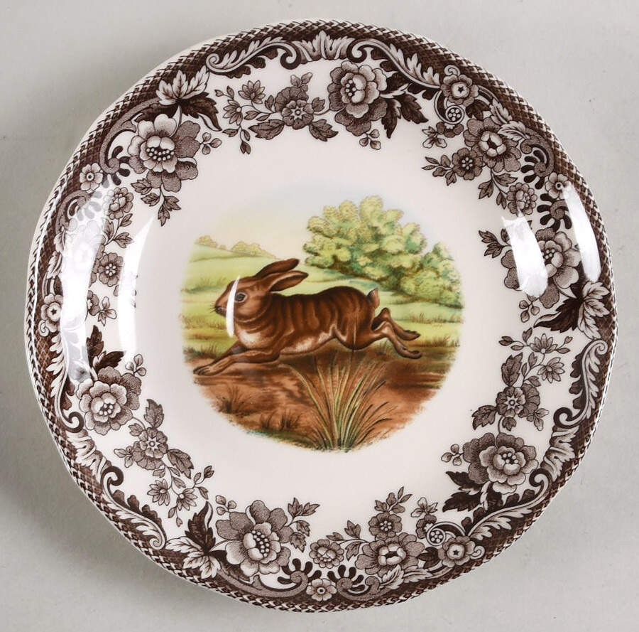 Woodland Saucer for Flat Cup by Spode-1