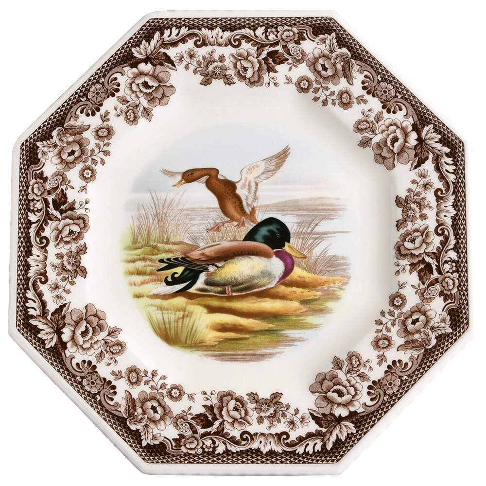 Woodland Octagonal Luncheon Plate by Spode-1