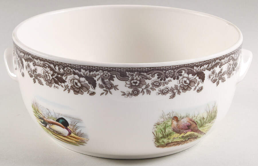 Woodland 2 Qt Round Covered Casserole No Lid by Spode-1