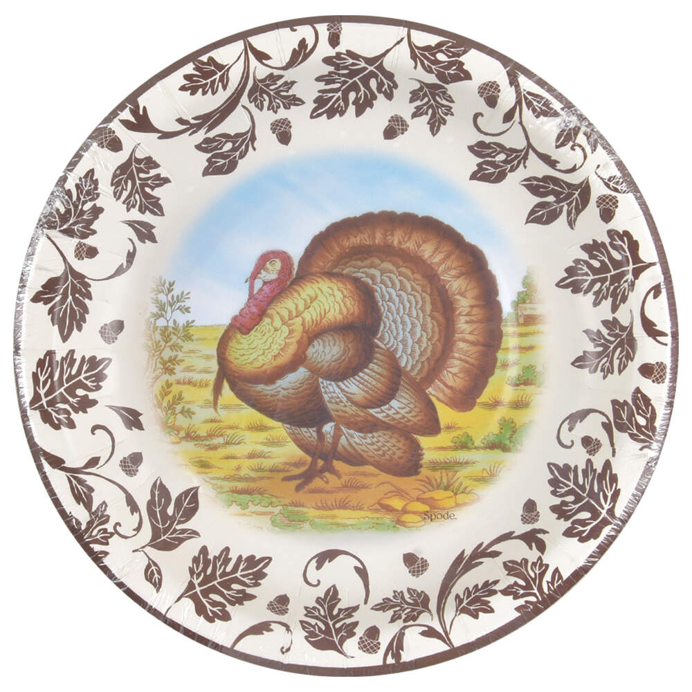 Woodland (Pack of 8) Paper Luncheon/Dessert Plates by Spode-1