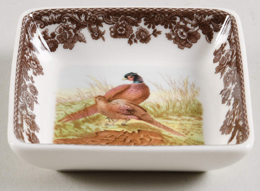 Woodland 3" Square Dish by Spode-1