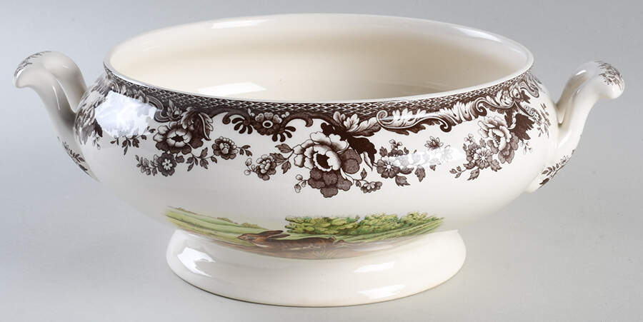 Woodland Round Vegetable No Lid by Spode-1