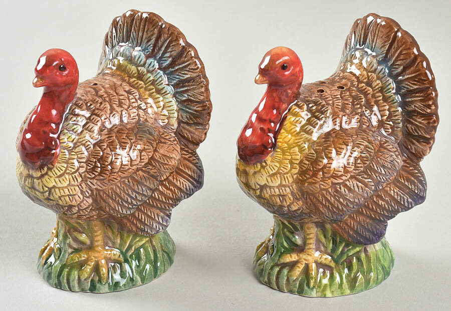 Woodland Figural Salt and Pepper by Spode-1
