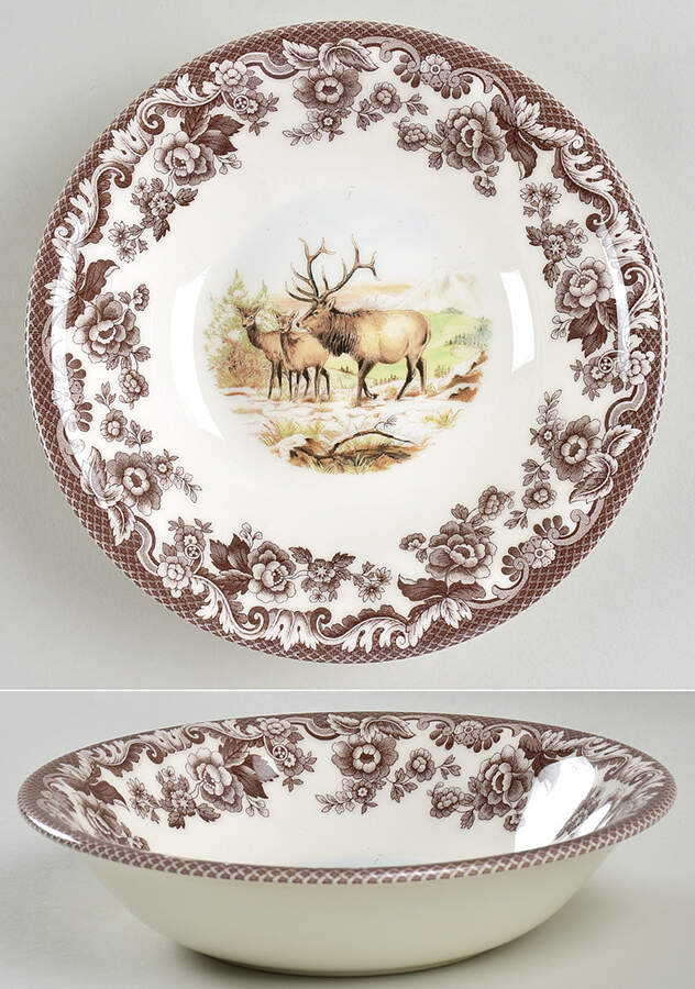 Woodland Coupe Cereal Bowl by Spode-1