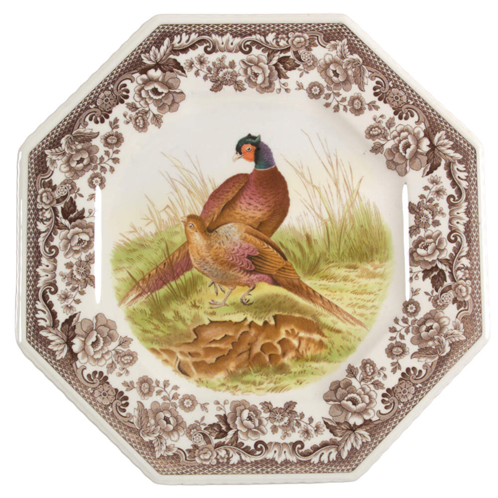 Woodland Octagonal Luncheon Plate by Spode-1