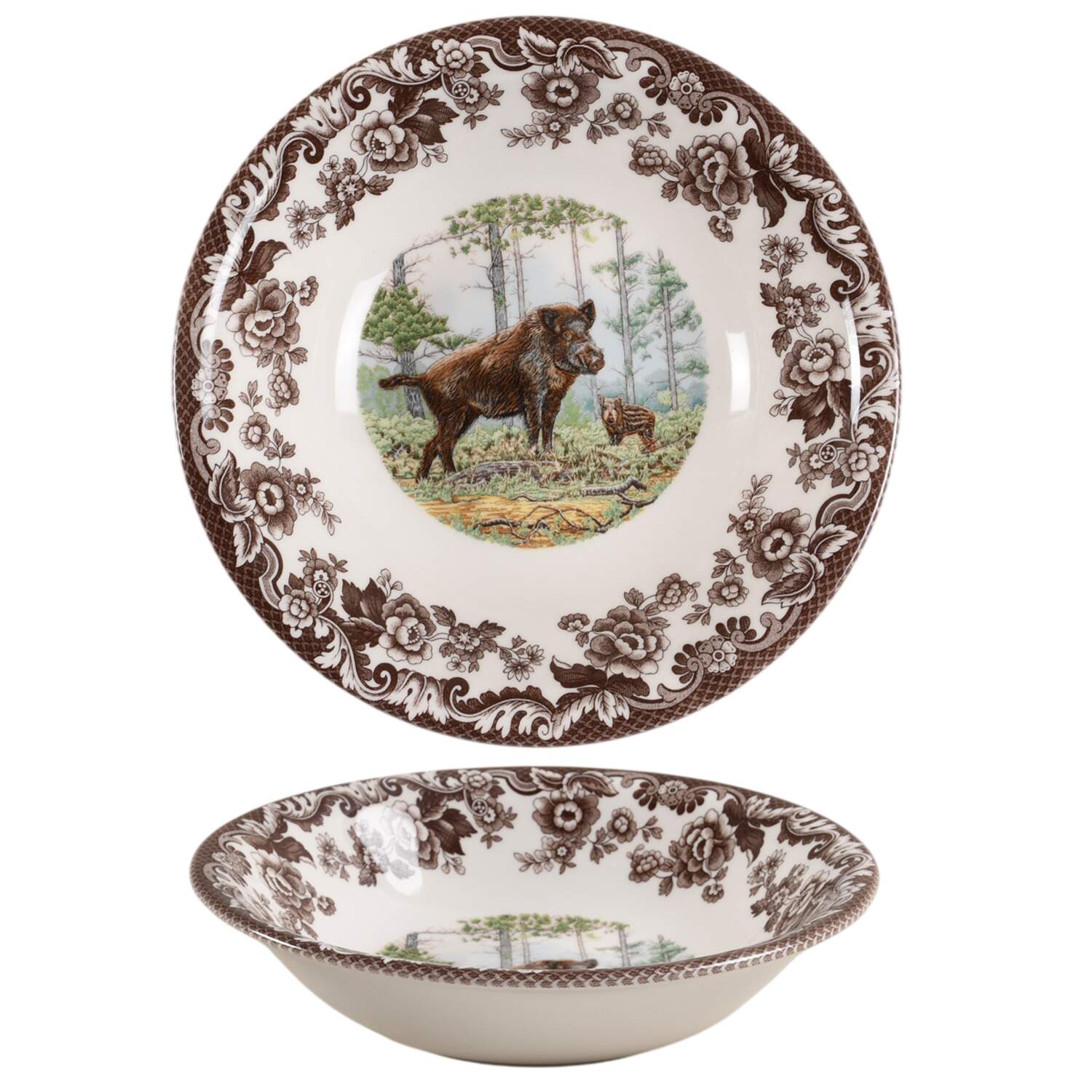 Woodland Coupe Cereal Bowl by Spode-1