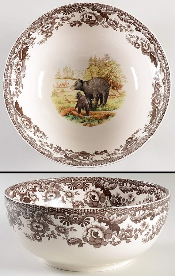 Woodland 9" Salad Serving Bowl by Spode-1