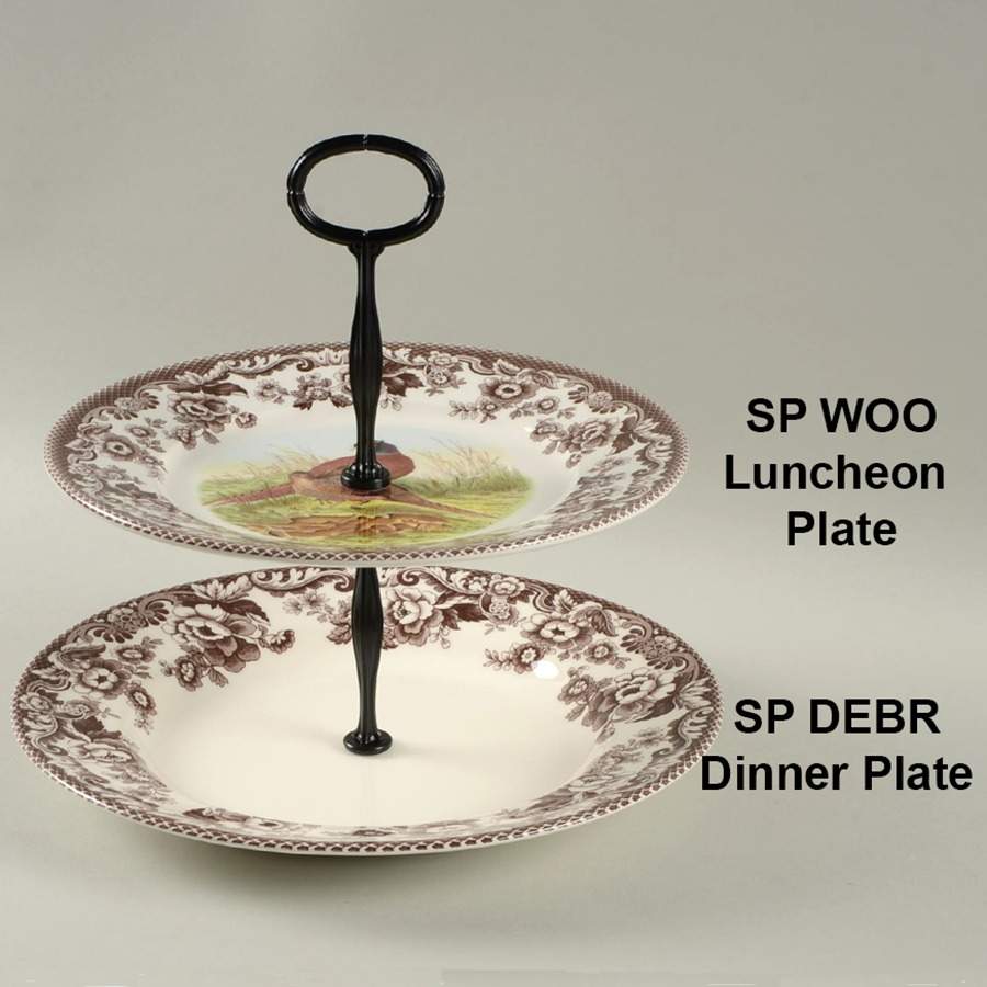 Woodland Mixed/Match 2 Tier Serving Tray by Spode-1