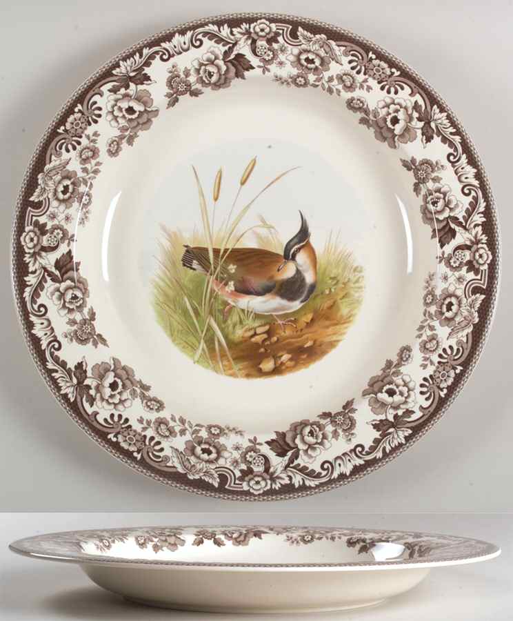 Woodland 15" Rose Dish (Round Deep Platter) by Spode-1