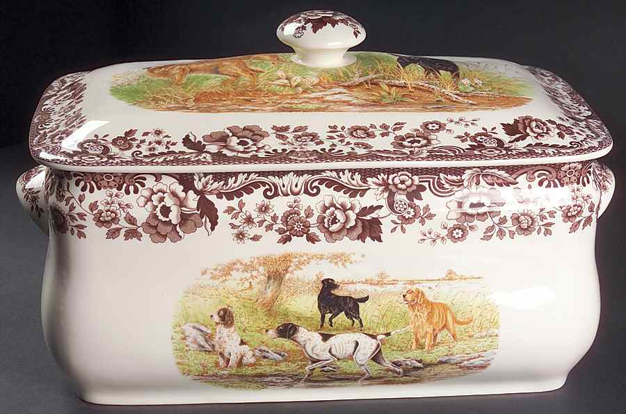 Woodland Bread Box & Lid by Spode-1