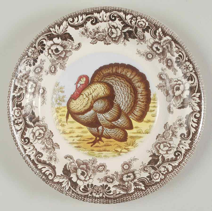 Woodland (Pack of 8) Paper Luncheon/Dessert Plates by Spode-1