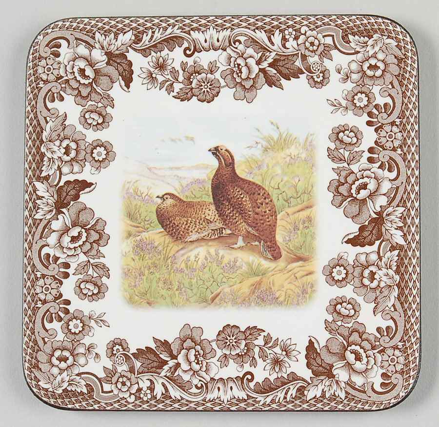 Woodland Square Corkback Coaster by Spode-1