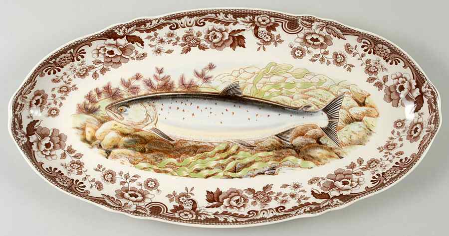 Woodland 18" Fish Platter by Spode-1
