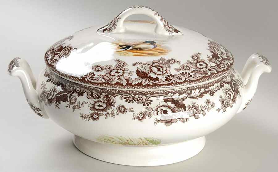Woodland Round Covered Vegetable by Spode-1