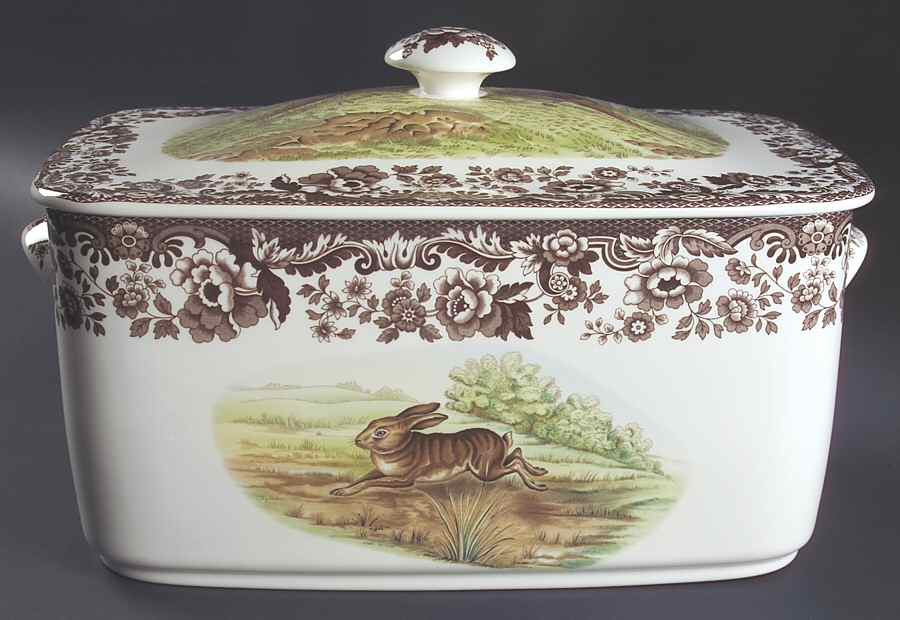 Woodland Bread Box & Lid by Spode-1