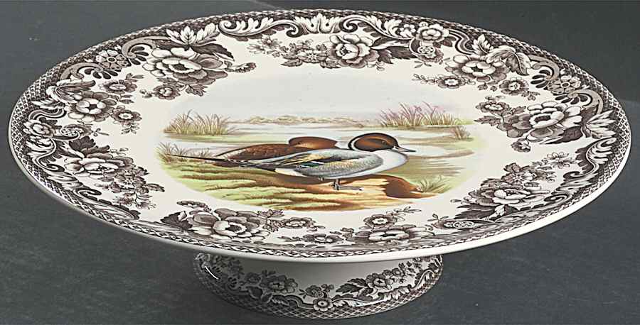 Woodland 10" Diameter Pedestal Cake Stand by Spode-1