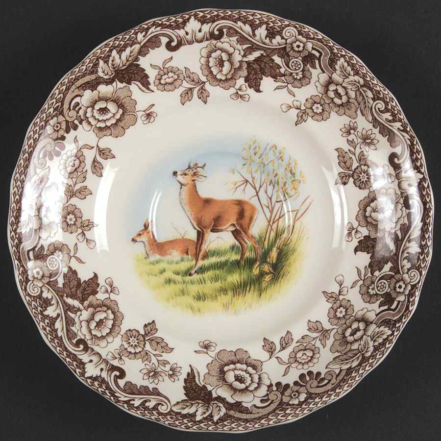 Woodland Saucer for Flat Cup by Spode-1