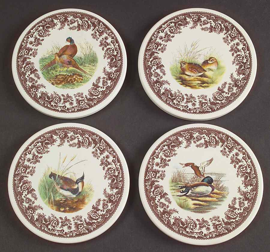 Woodland Stone Coaster Set (Thirsty) - Set of 4 Motifs by Spode-1