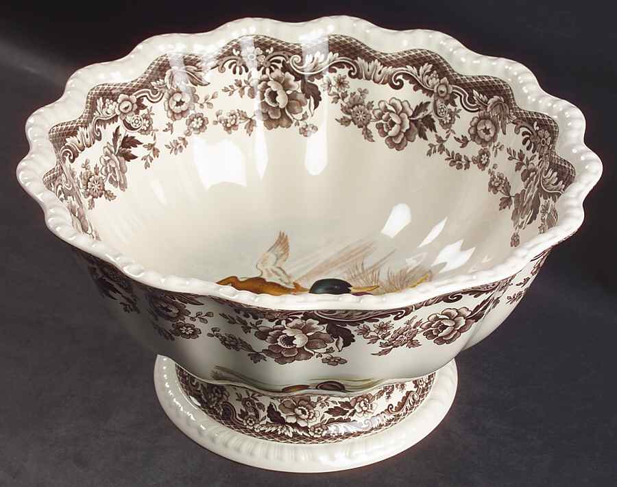 Woodland Punch Bowl by Spode-1