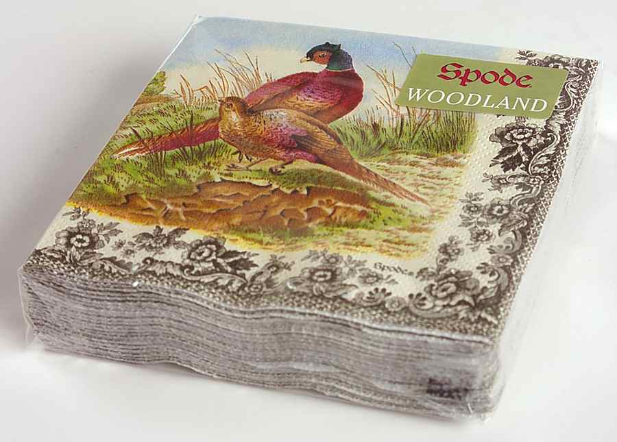 Woodland Package of Paper Cocktail Napkins by Spode-1