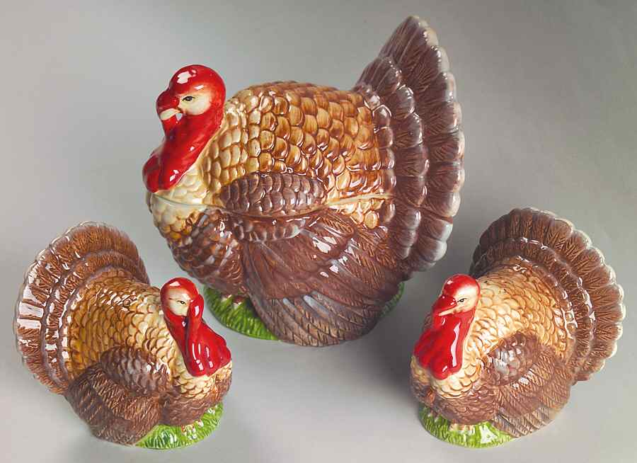 Woodland 3 Piece Figural Set (SAP & CVDF) by Spode-1