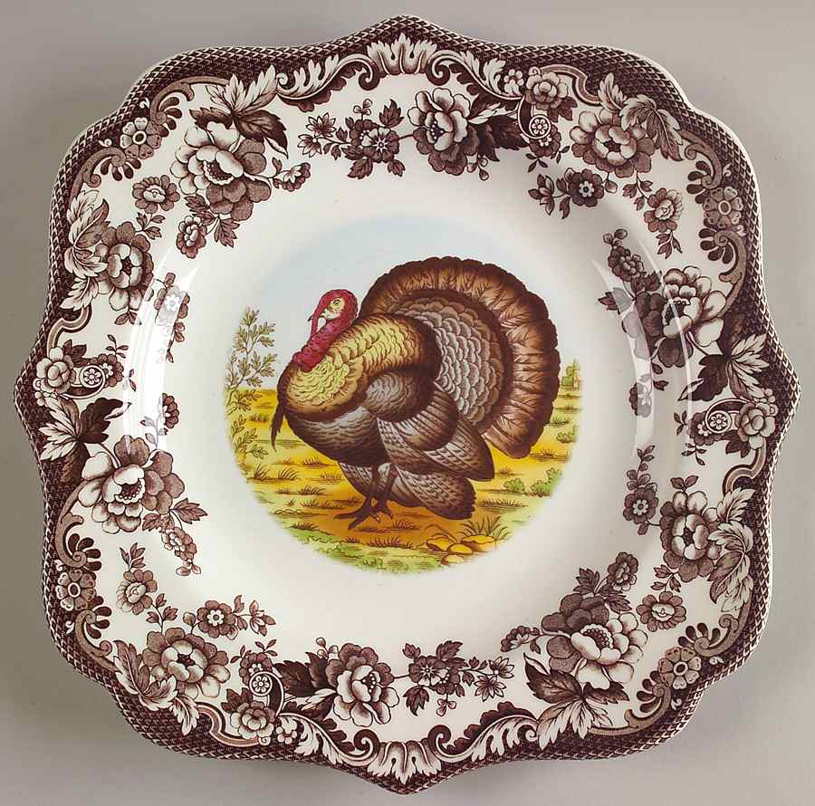 Woodland Square Salad Plate by Spode-1