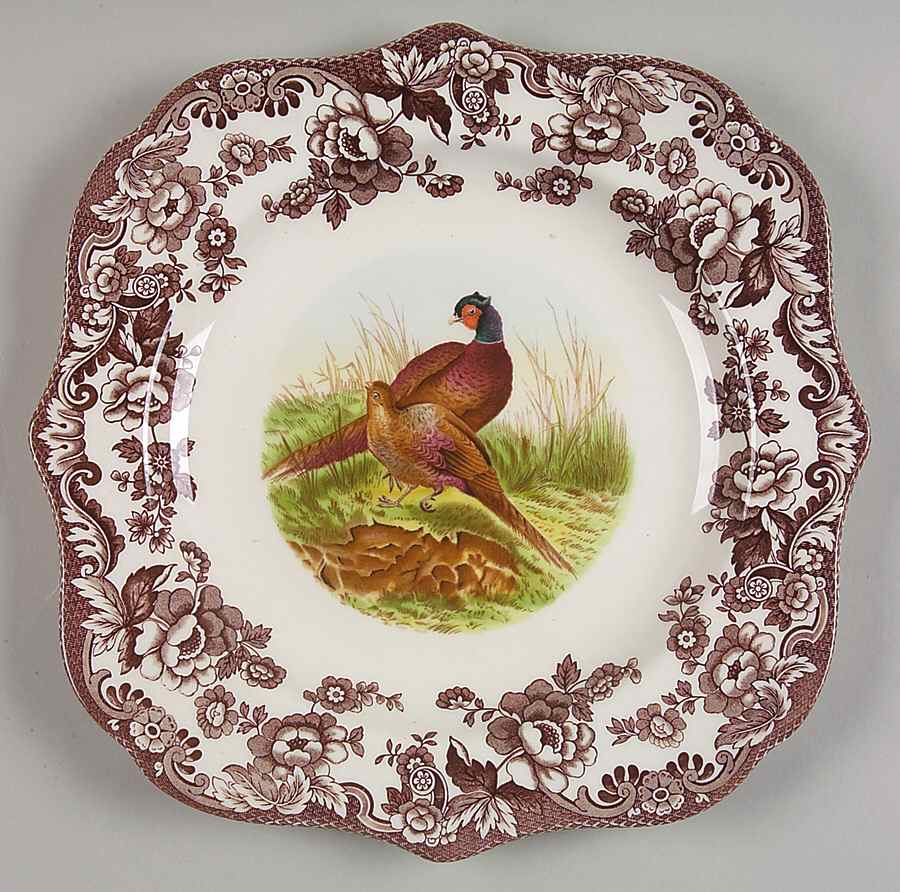 Woodland Square Salad Plate by Spode-1