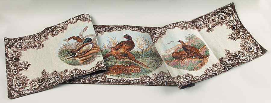 Woodland 13" X 72" Tapestry Table Runner by Spode-1
