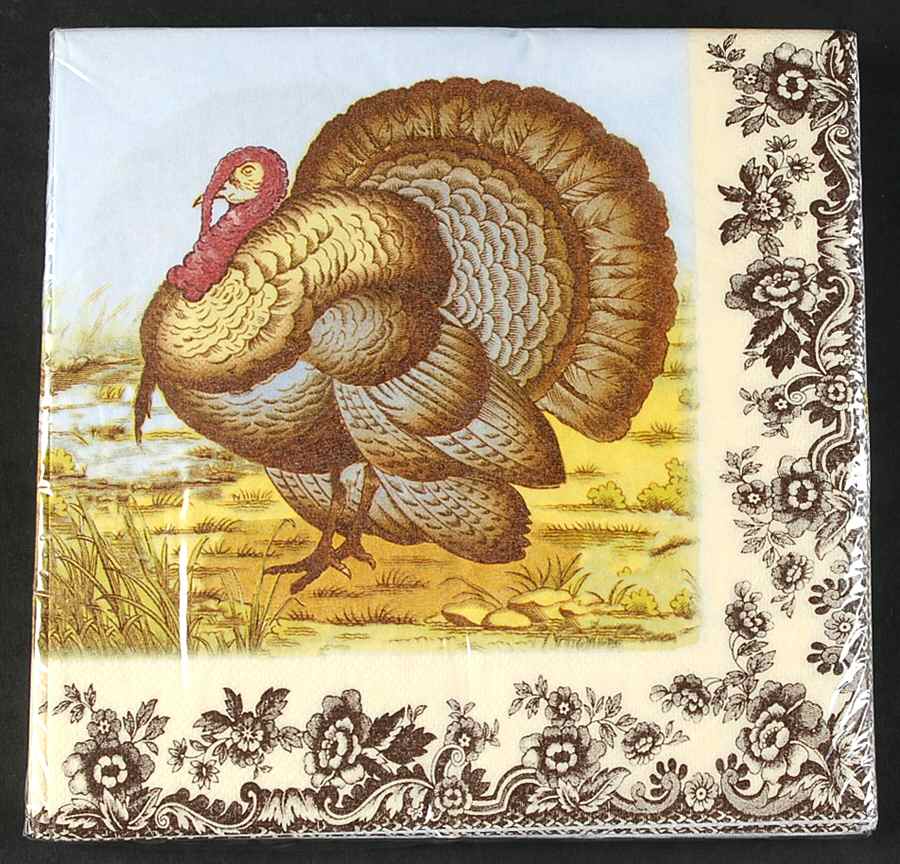 Woodland Package of Paper Dinner Napkins by Spode-1