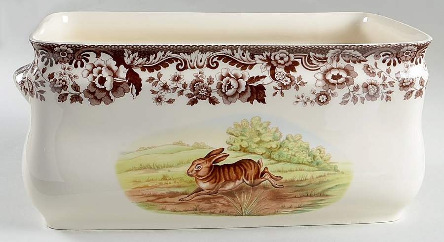 Woodland Bread Box No Lid by Spode-1