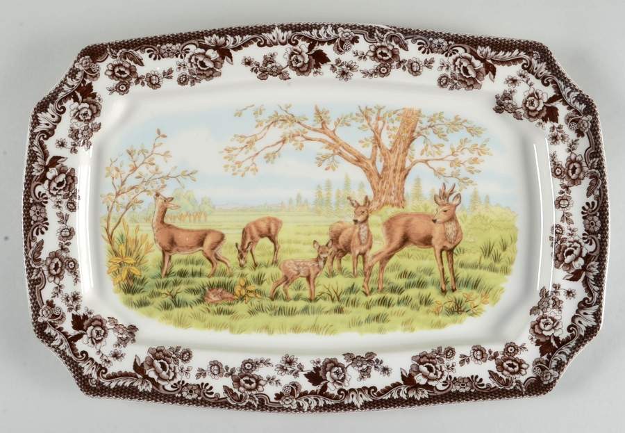 Woodland 17" Rectangular Serving Platter by Spode-1