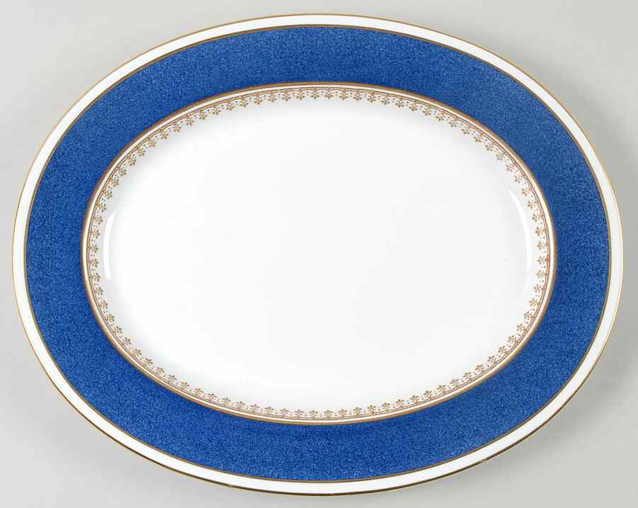 Y3890 12" Oval Serving Platter by Spode-1