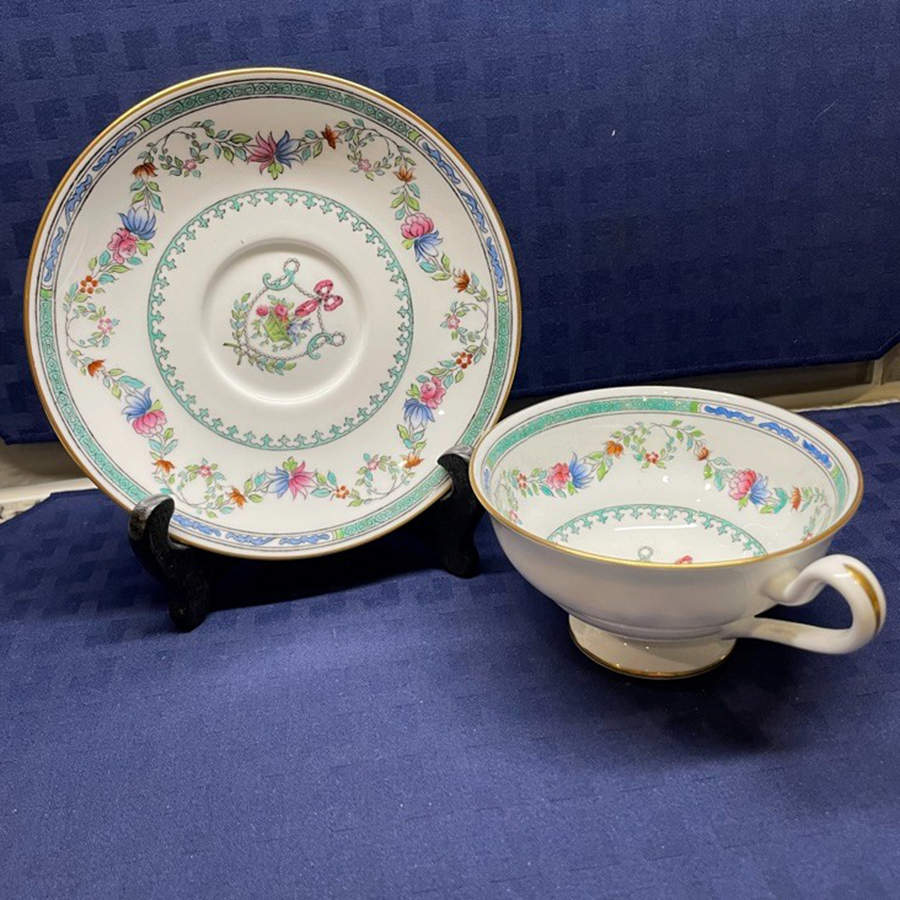 Y5192 Footed Cup & Saucer Set by Spode-1