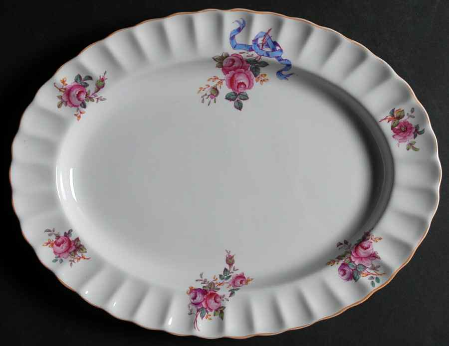 Y5775 12" Oval Serving Platter by Spode-1