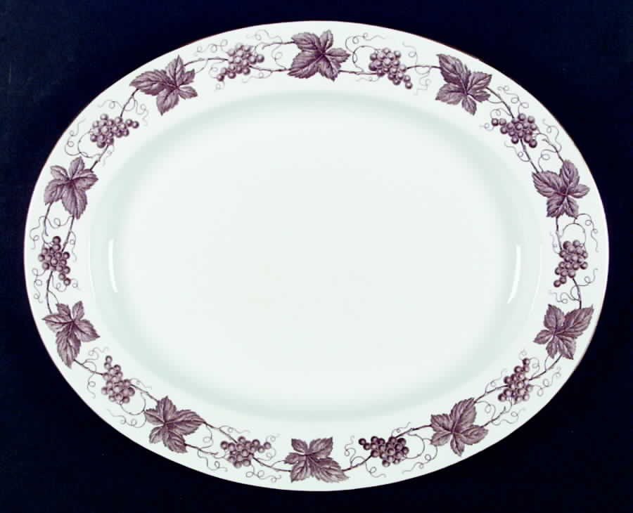 Y6632 14" Oval Serving Platter by Spode-1