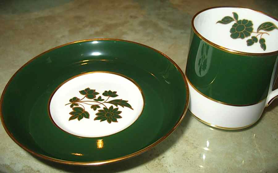 Y7189 Flat Demitasse Cup & Saucer Set by Tiffany-1