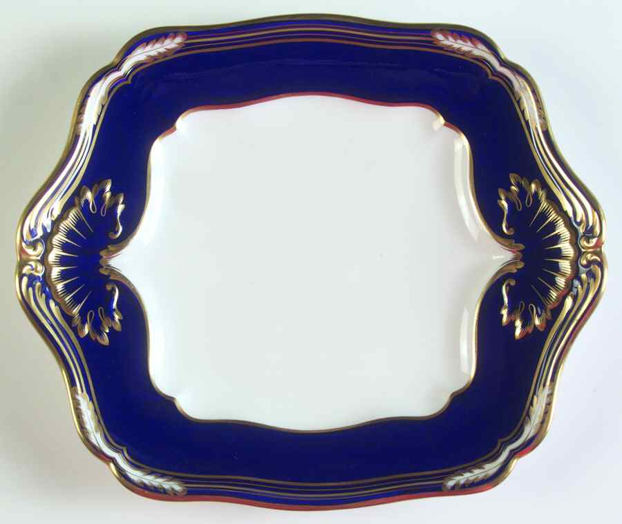 York Square Handled Cake Plate by Spode-1