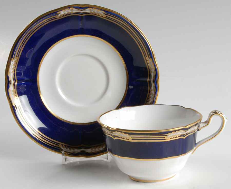 York Flat Cup & Saucer Set by Spode-1