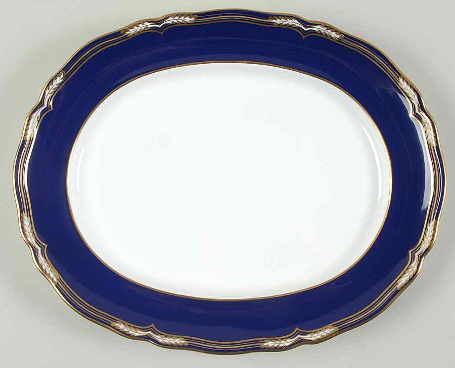 York 14" Oval Serving Platter by Spode-1