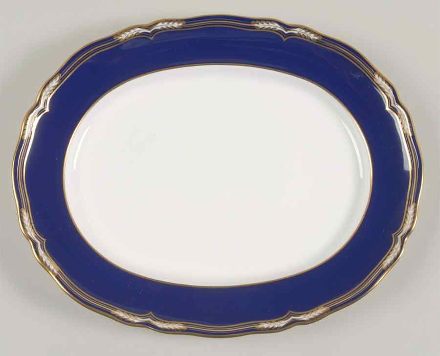 York 12" Oval Serving Platter by Spode-1