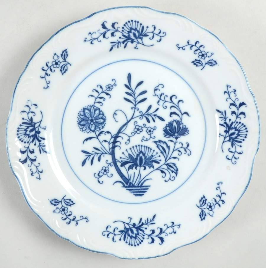 Blue Dresden Salad Plate by Sphinx Import-1