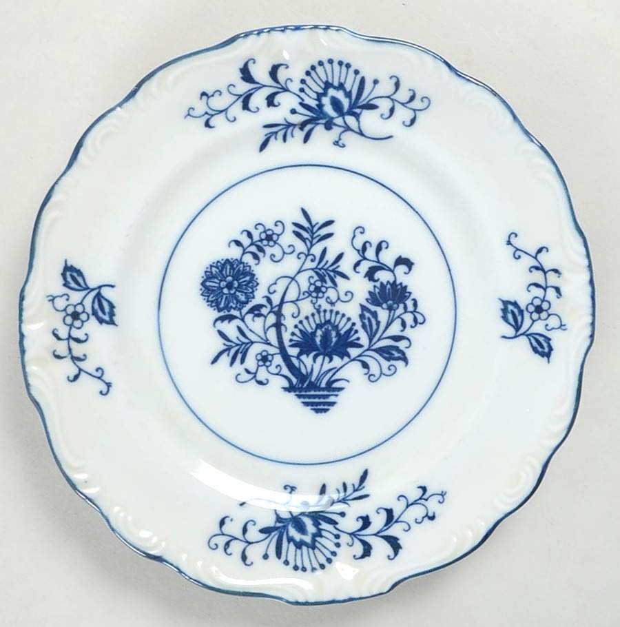 Blue Dresden Bread & Butter Plate by Sphinx Import-1