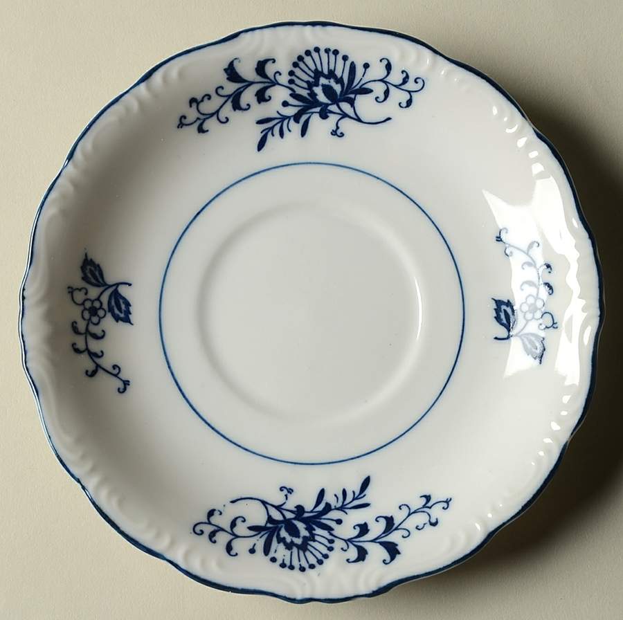 Blue Dresden Saucer by Sphinx Import-1