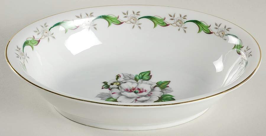 Berkeley 10" Oval Vegetable Bowl by Spring China-1