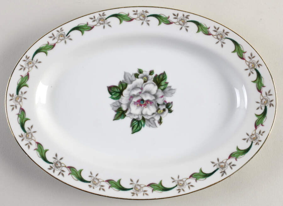 Colombia 12" Oval Serving Platter by Spring China-1